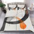 Abstract line drawing bedding set