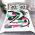 Abstract modern style with dynamic shapes and lines bedding set