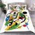 Abstract shapes overlapping circles bedding set