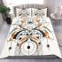 Abstract symmetrical line drawing bedding set