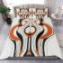 Abstract symmetrical line drawing bedding set