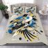 Abstract vector art of an eagle in the style bedding set