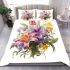 Assorted lily bouquet bedding set