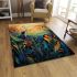 Avian harmony at sunset area rugs carpet