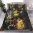 Baby grinchy smile and dancing skeleton king bedding set