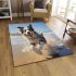 Beach bliss canine capers area rugs carpet