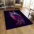 Beautiful colorful owl area rugs carpet