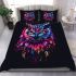 Beautiful colorful owl bedding set