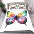 Beautiful colorful watercolor butterfly bedding set