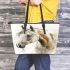 Beautiful horse head leather tote bag