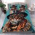 Bengal cat as a fashion icon bedding set