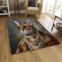 Bengal cat as a fashion icon area rugs carpet