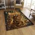 Bengal cat as a magical creature area rugs carpet