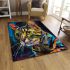 Bengal cat as a muse for abstract art area rugs carpet