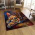 Bengal cat as a symbol of strength and grace area rugs carpet