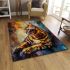 Bengal cat as a symbol of strength and grace area rugs carpet