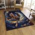 Bengal cat in celestial realms area rugs carpet