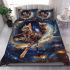 Bengal cat in celestial realms bedding set