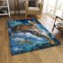 Bengal cat in fantasy worlds area rugs carpet