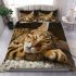 Bengal cat in humorous situations bedding set