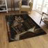 Bengal cat in literary inspired scenes area rugs carpet