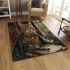 Bengal cat in magical academies area rugs carpet