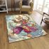 Bengal cat in magical girl transformations area rugs carpet