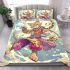 Bengal cat in magical girl transformations bedding set