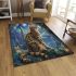 Bengal cat in mythical realms area rugs carpet