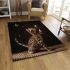 Bengal cat in playful interactions area rugs carpet