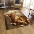 Bengal cat in slice of life settings area rugs carpet