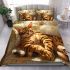 Bengal cat in slice of life settings bedding set