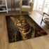 Bengal cat in timeless elegance area rugs carpet