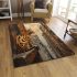 Bengal cat in urban settings area rugs carpet