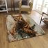 Bengal cat portraits with a twist area rugs carpet
