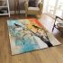 Birds and trees harmony area rugs carpet