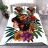 Blessedaldo mama with flowers bedding set