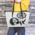 Breadfirst drink coffee and dream catcher leather tote bag
