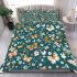 Butterflies and flowers scattered across bedding set