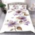 Butterflies and purple flowers bedding set