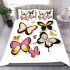 Butterflies of different shapes bedding set