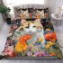 Cat among the blooms bedding set