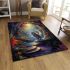 Cat in the magical world area rugs carpet