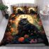 Cat in the time garden bedding set