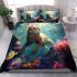 Cat in the underwater serenity bedding set