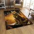 Cat in the urban serenity area rugs carpet