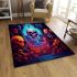 Circle of skulls area rugs carpet