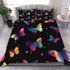 Colorful butterflies in a simple and cute bedding set