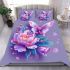 Colorful butterfly and flowers bedding set