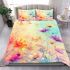 Colorful daisies and butterflies bedding set